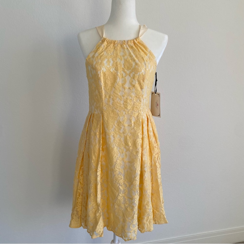 Coconinno Wonder Dress - Lace Yellow